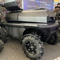 Zirehli MAUL robotları cəbhə xəttində işləyir...