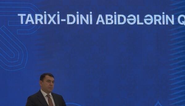 “Dağıdılmış tarixi-dini abidələrin bərpası və qorunması üzrə layihələr həyata keçirilir” <span class="red">-ADİL KƏRİMLİ</span>