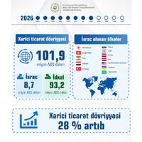 Muxtar respublikanın xarici ticarət dövriyyəsi 28 faiz artıb