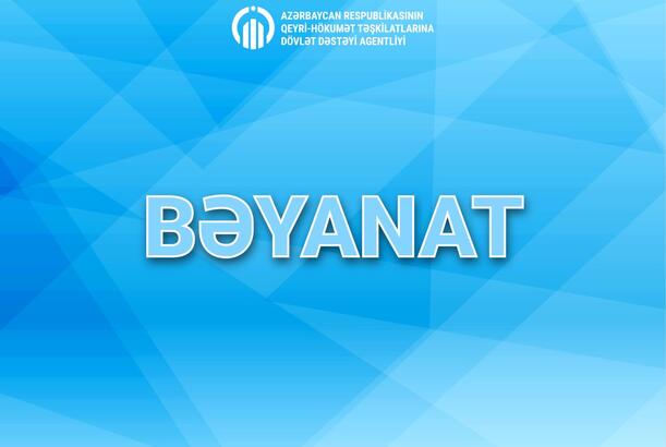 Azərbaycan QHT-lərinin Ermənistanda Azərbaycanda akkreditə olunmuş diplomatik korpusun işğaldan azad edilmiş ərazilərə səfəri ilə əlaqədar başlanmış kampaniya əleyhinə bəyanatı