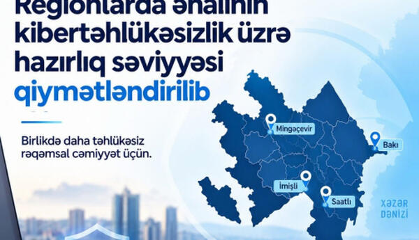 Regionlarda əhalinin kibertəhlükəsizlik üzrə hazırlıq səviyyəsi qiymətləndirilib <span class="red">- FOTO </span>