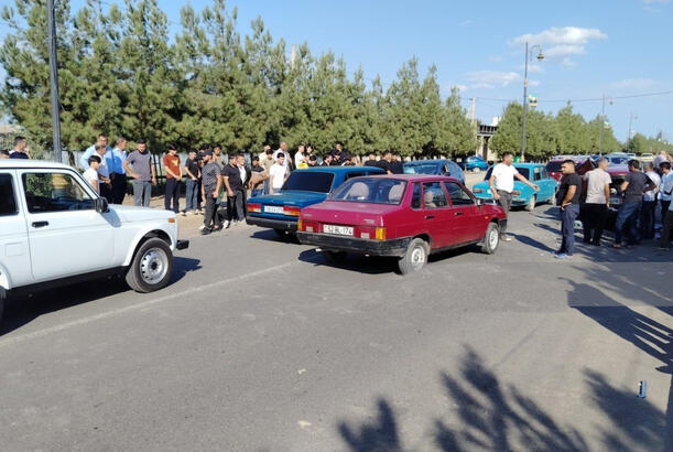 Cəlilabadda zəncirvarı qəza olub, 3 nəfər xəsarət alıb