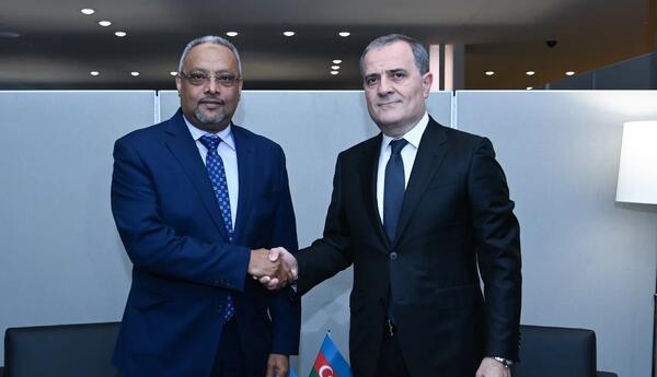 Ceyhun Bayramov Cibutili həmkarı ilə görüşüb