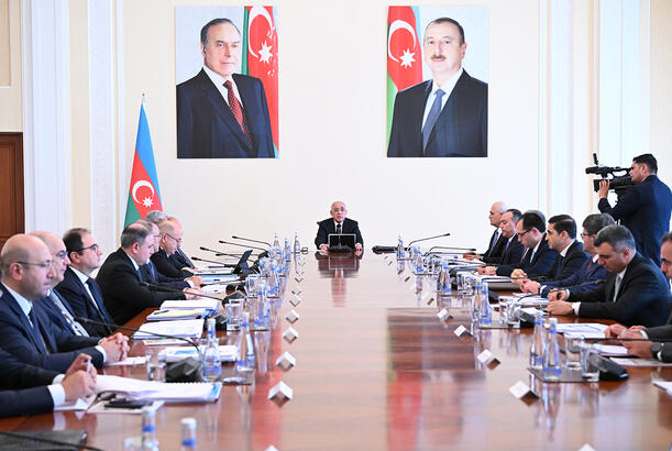 Nazirlər Kabinetində geniş iclas keçirilib
