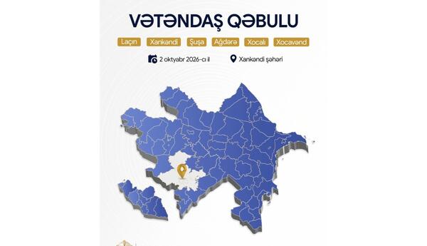 Ədliyyə naziri Xankəndidə vətəndaşları qəbul edəcək