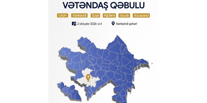 Ədliyyə naziri Xankəndidə vətəndaşları qəbul edəcək