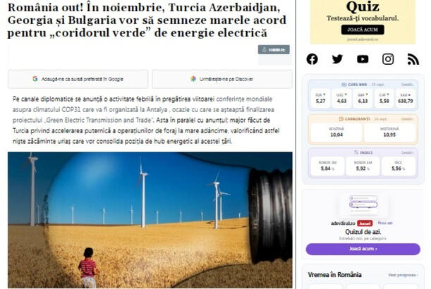 Kristian Unteanu: Azərbaycan yeni regional enerji arxitekturasında mühüm mövqe qazanır