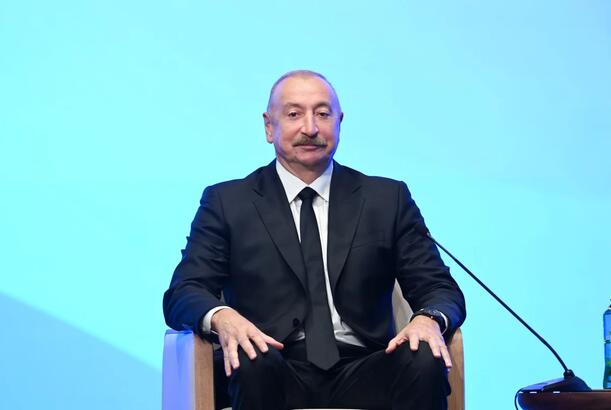 İlham Əliyevin sosial media hesablarında II Azərbaycan Beynəlxalq İnvestisiya Forumunda iştirakına dair video paylaşılıb