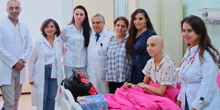 Leyla Əliyeva Milli Onkologiya Mərkəzində olub