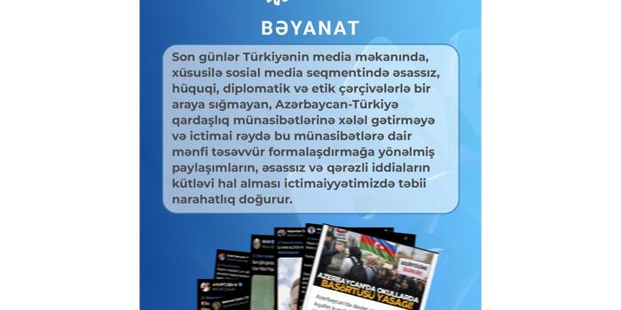 Azərbaycan tərəfi Türkiyə mediasında baş verən prosesləri diqqətlə izləyir - Media və Yayım Şurası