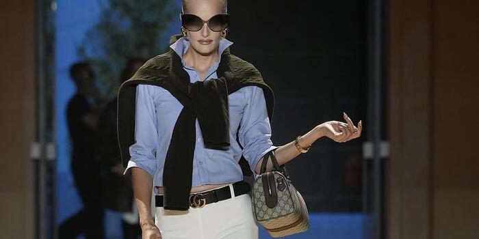Alla Kostromiçeva Gucci şousunda iştirak edib…