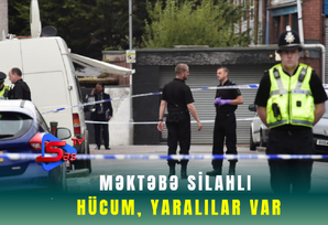 Məktəbə silahlı hücum, yaralılar var