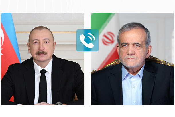 İlham Əliyev Məsud Pezeşkiana zəng edib