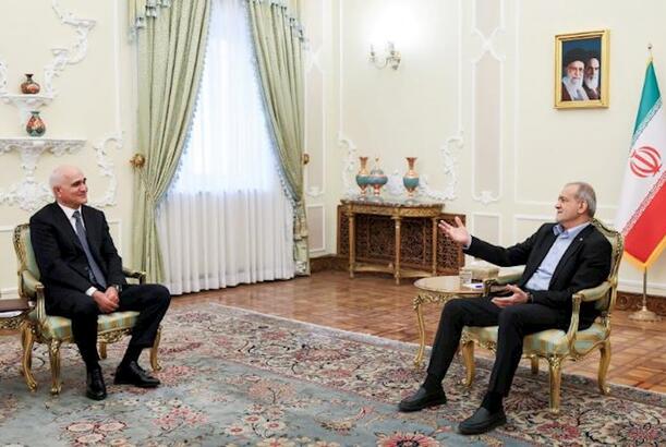 Şahin Mustafayev Pezeşkian tərəfindən qəbul edilib