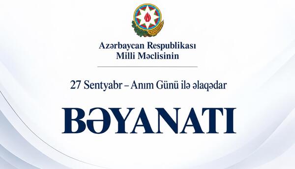 “27 Sentyabr xalqımızın yaddaşında əbədi yaşayacaq” <span class="red">-DEPUTAT DANIŞDI</span>
