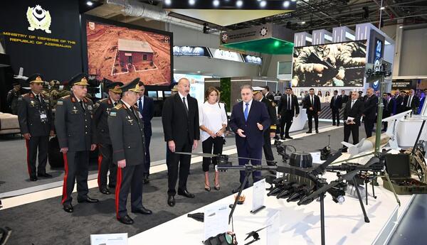President Ilham Aliyev visits ADEX 2026 and Securex Caspian exhibitions