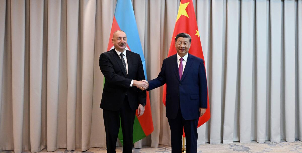 Ilham Aliyev congratulates Xi Jinping on China's National Day