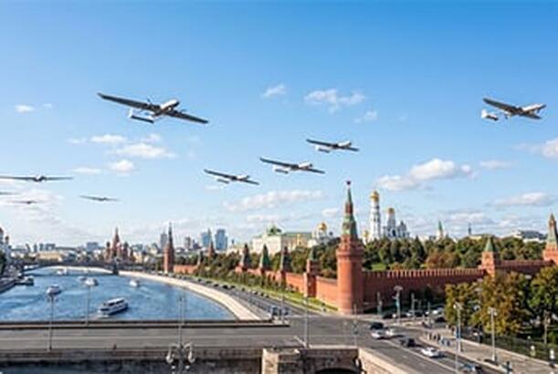 Ukrayna Rusiya ilə müharibəsində dron dəstələrindən istifadə edir...