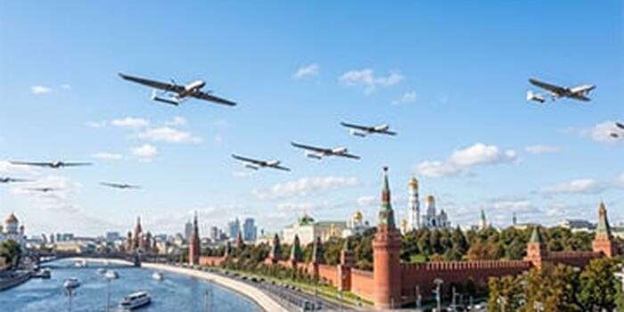 Ukrayna Rusiya ilə müharibəsində dron dəstələrindən istifadə edir...