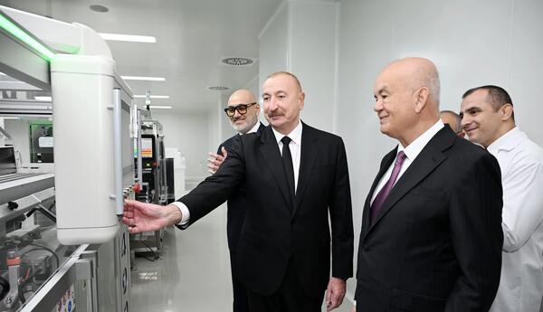 İlham Əliyev Pirallahı Sənaye Parkında dərman istehsalı müəssisəsinin açılışında iştirak edib <span class="red">- FOTOLAR</span>