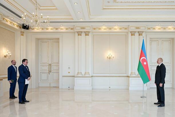 İlham Əliyev Avstriyanın Azərbaycanda yeni səfirini qəbul edib - FOTO