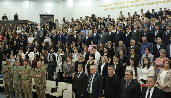 YAP Gəncə şəhər təşkilatında partiyanın VIII Qurultayında Prezident İlham Əliyevin çıxışından irəli gələn vəzifələrə dair tədbir keçirilib <span class="red">- FOTOLAR</span>