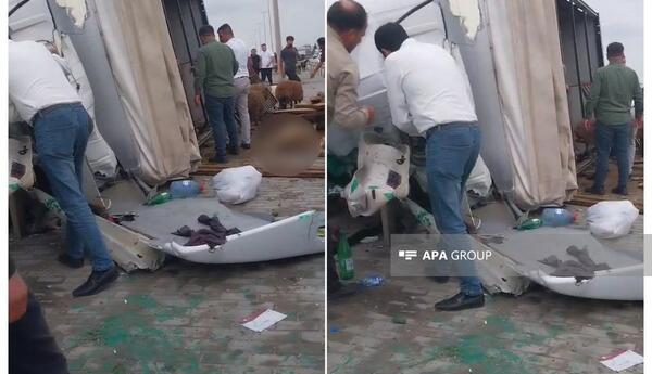 Bakı-Qazax yolunda yük maşını aşıb, 4 nəfər ölüb, 2 nəfər xəsarət alıb