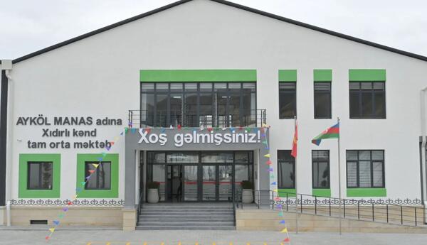 Ağdamdakı Xıdırlı kənd məktəbinə Ayköl Manasın adı verilib