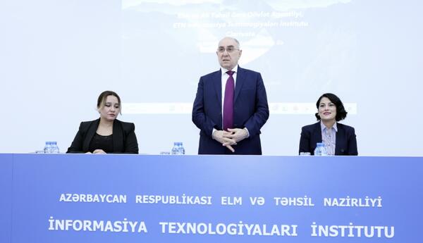 İnformasiya Texnologiyaları İnstitutunda beynəlxalq elmi bazalardan səmərəli istifadə məsələlərinə həsr olunmuş təlim keçirilib