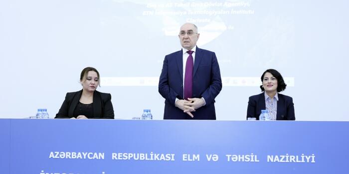 İnformasiya Texnologiyaları İnstitutunda beynəlxalq elmi bazalardan səmərəli istifadə məsələlərinə həsr olunmuş təlim keçirilib