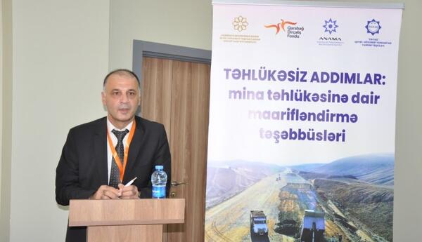 “Təhlükəsiz addımlar: mina təhlükəsinə dair maarifləndirmə təşəbbüsləri” layihəsi çərçivəsində tədbir keçirilib <span class="red"> - Ağalı kəndində </span>