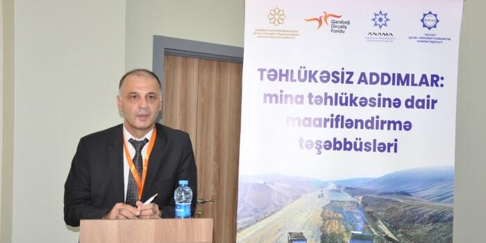 “Təhlükəsiz addımlar: mina təhlükəsinə dair maarifləndirmə təşəbbüsləri” layihəsi çərçivəsində tədbir keçirilib - Ağalı kəndində