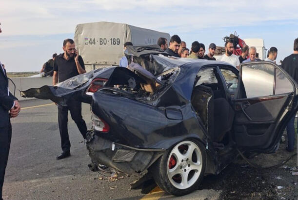 Biləsuvarda zəncirvari qəza olub, ölən və yaralananlar var