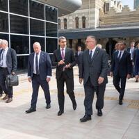 Çexiyanın nəqliyyat naziri Bakı Dəmiryol Vağzalında olub