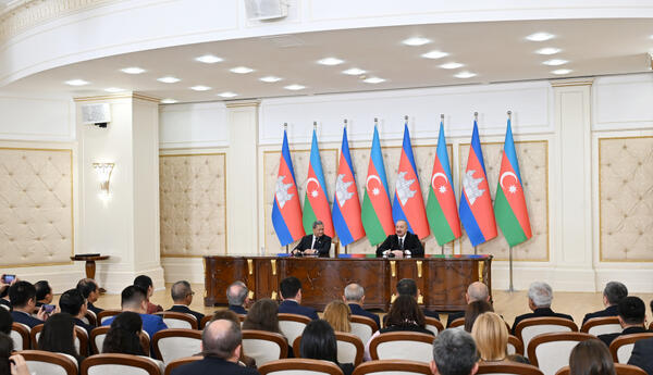 Prezident İlham Əliyev və Kambocanın Baş naziri mətbuata bəyanatlarla çıxış edirlər <span class="red">- YENİLƏNİR</span>