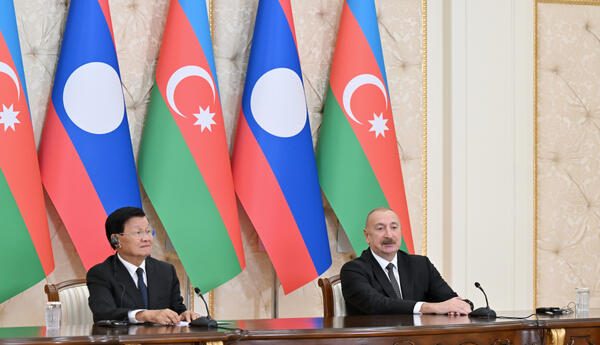 Azərbaycan və Laos prezidentləri mətbuata bəyanatlarla çıxış ediblər <span class="red">- YENİLƏNİB - FOTOLAR</span>
