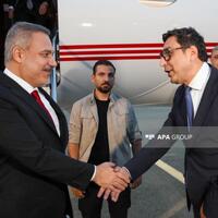 Hakan Fidan Bakıya gəlib