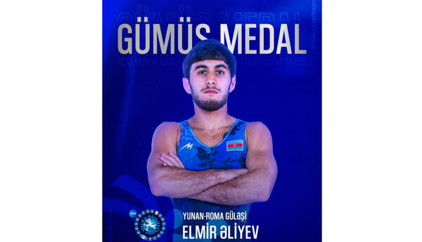 Azərbaycan güləşçisi dünya çempionatında gümüş medal qazanıb