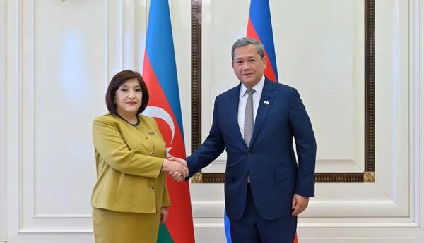 Azərbaycan və Kamboca parlamentlərarası əlaqələrinin inkişaf perspektivləri müzakirə olunub