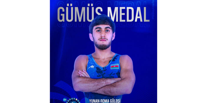 Azərbaycan güləşçisi dünya çempionatında gümüş medal qazanıb