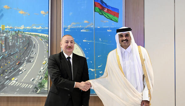 Prezident İlham Əliyev Qətər Dövlətinin Əmiri ilə görüşüb <span class="red">- YENİLƏNİR</span>