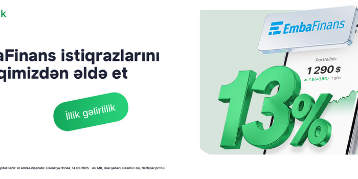 Birbank Invest vasitəsilə “EmbaFinans” BOKT istiqrazlarına investisiya etmək imkanı