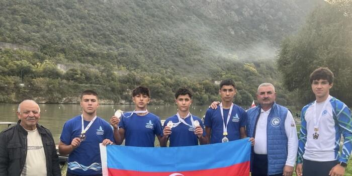 Azərbaycan kayakçı və kanoeçiləri beynəlxalq yarışda 4 medal qazanıblar