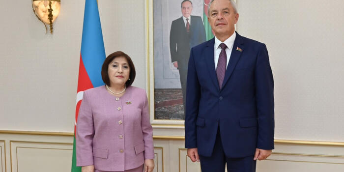 Sahibə Qafarova və İqor Sergeyenko parlamentlərarası əlaqələri müzakirə ediblər