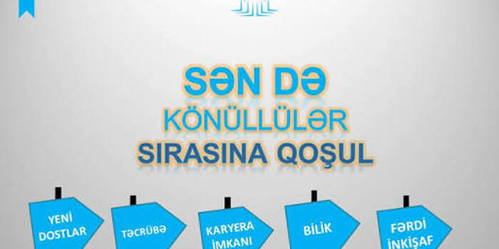 “Könüllülük gənclərin gələcək karyerası üçün mühüm imkandır“ - SOSİOLOQ DANIŞDI