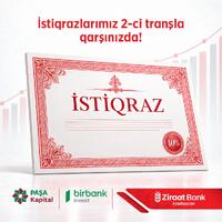 Ziraat Bank Azərbaycanın 15 milyon manatlıq istiqrazlarının II tranşına abunə başladı