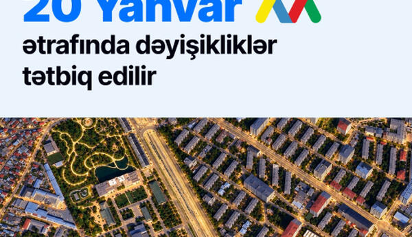 “20 Yanvar” metrostansiyası və “Şamaxinka” ərazisində avtobus marşrutları üzrə dəyişikliklər ediləcək