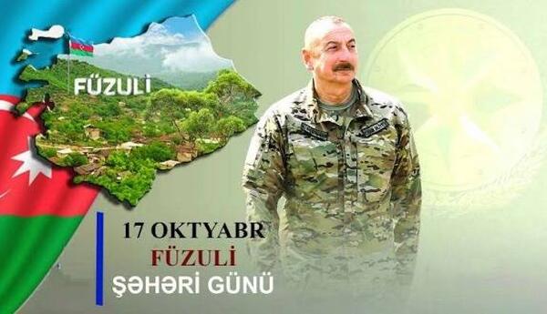 Bu gün Füzulinin işğaldan azad olunmasından altı il ötür