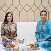 Leyla Əliyeva Türkmənistanda səfərdədir