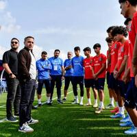 Azərbaycan millisi Hövsan Yarış Kompleksində ilk məşqinə çıxıb